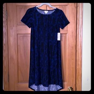 Lularoe Carly xxs blue NWT